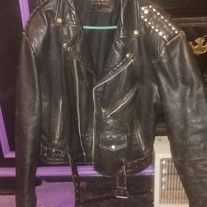 Vintage Wilsons leather motorcycle jacket
